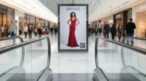 Pazarlamada QR Kod kullanımı, reklam pano