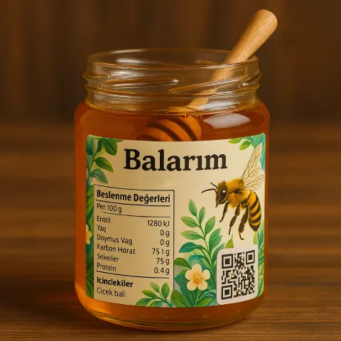 Ürün etiketi için QR Kod