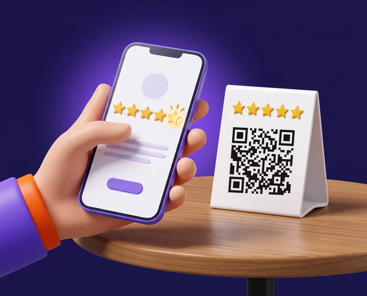 Google review QR code